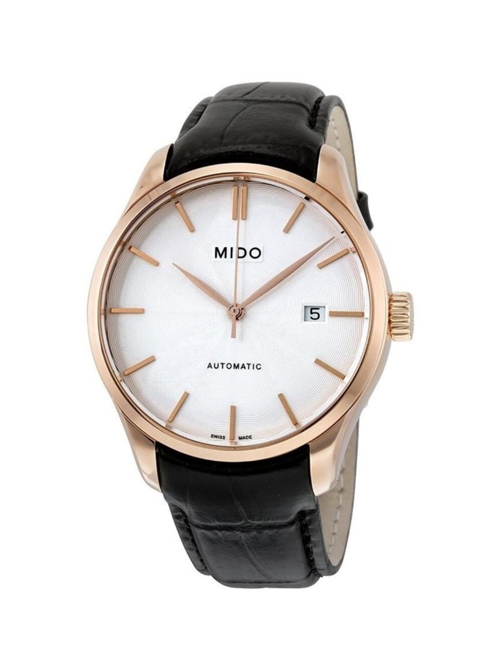 NWT Mido Belluna II Automatic Silver Dial Men's Watch